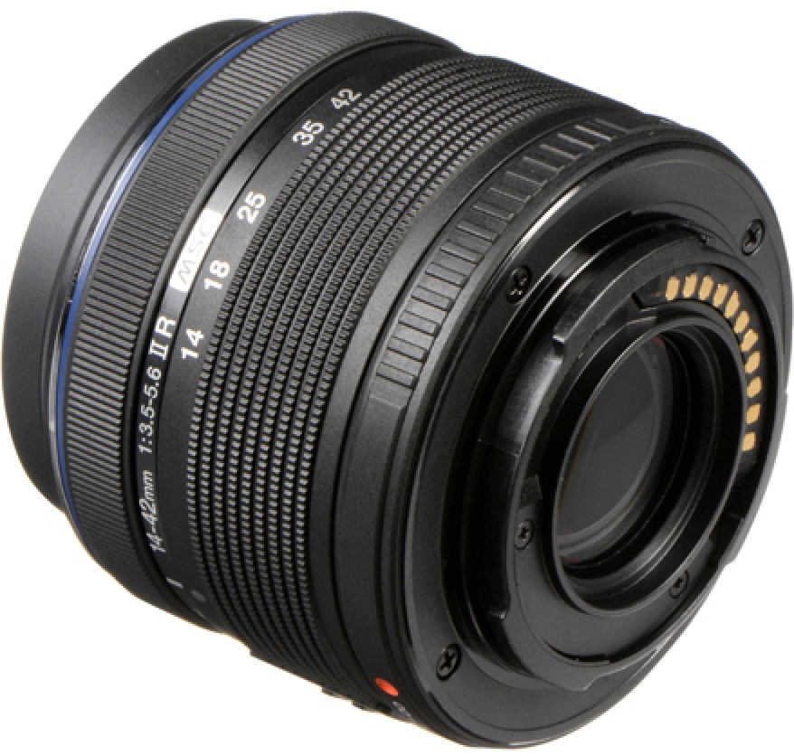 OLYMPUS AF 14-42mm F3.5-5.6 M-ZUIKO STD LENS Black