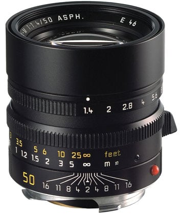 LEICA SUMMILUX M 50mm f1.4 ASPH - BLACK