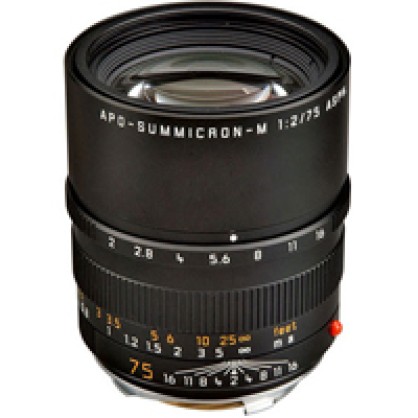 Leica Summicron M 75mm F:2.0 ASPH Black
