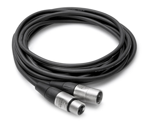 HOSA HXX005 Male XLR to Female XLR Cable 5FT