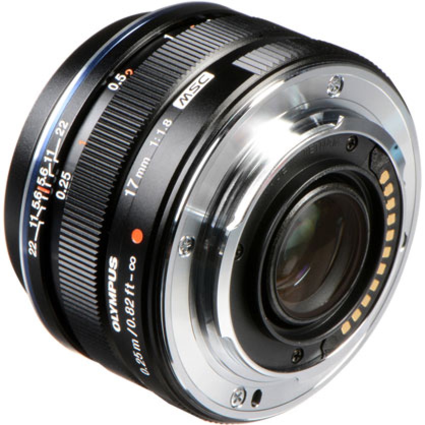 最新発見 Olympus 17mm Black Lens Metal f1.8 レンズ(単焦点)