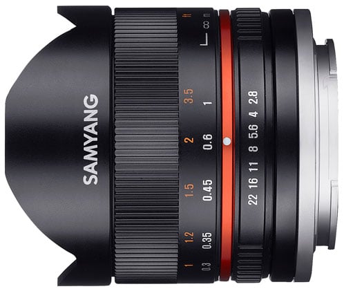 Samyang 8mm F2.8 Fisheye for Fuji X