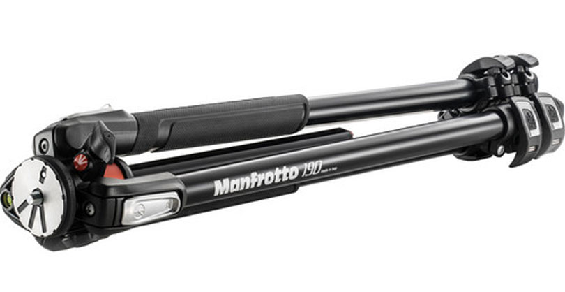 1009631_A.jpg - Manfrotto 190XPRO3 3 Section Alum Tripod - Image 1