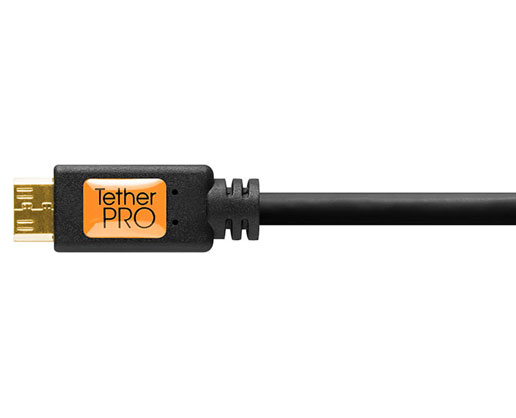 1010801_B.jpg - TetherPro HDMI Mini Cable to HDMI 3 feet BLACK
