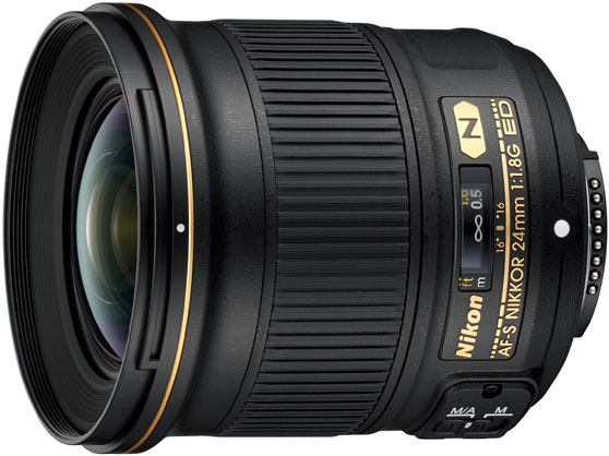 Nikon AF-S NIKKOR 24mm f/1.8G ED Lens - Best Available Image