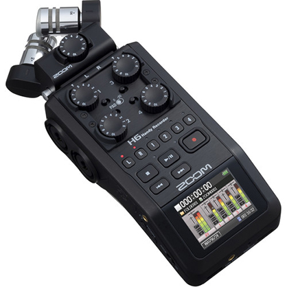 Zoom H6 Handy Recorder - Microphone system