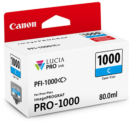 Canon PFI1000C Cyan Ink Prograf 1000 - Best Available Image