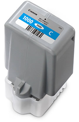 1012091_A.jpg - Canon PFI1000C Cyan Ink Prograf 1000 - Image 1