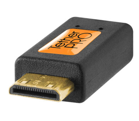1012581_A.jpg - Tether Tools  Pro Mini HDMI (C) to (A) 6 Black
