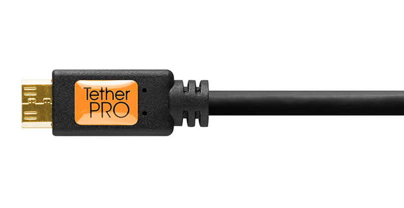 1012581_B.jpg - Tether Tools  Pro Mini HDMI (C) to (A) 6 Black - Image 2