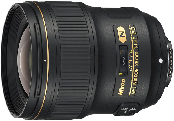 Nikon AF-S NIKKOR 28mm f/1.4E ED Lens - Best Available Image