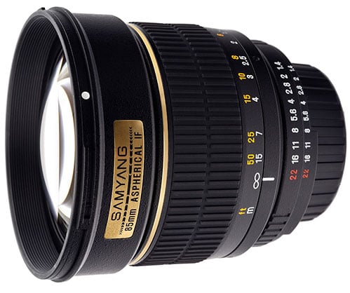 Samyang 85mm F1.4  APS-C Can Manual Focus