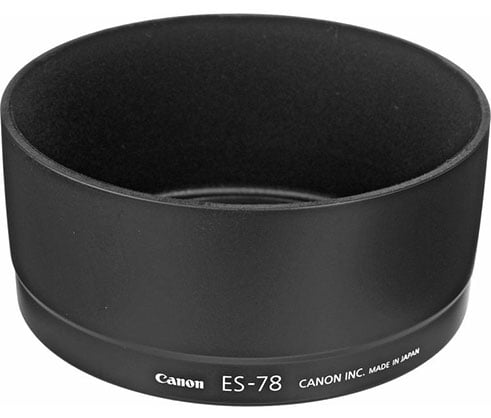 Best image for Canon ES-78 Lens Hood for EF 50mm f/1.2L