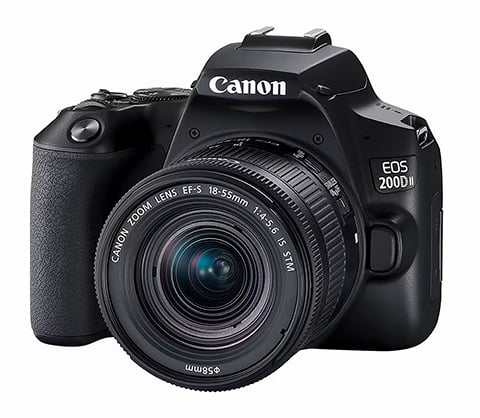 Canon EOS 200D Mk II with EF-S 18-55mm Lens