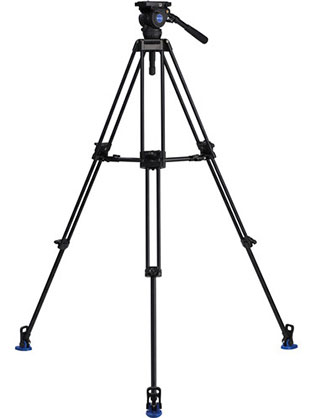 1015751_A.jpg - Benro Twin Dual Stage Leg Kit with 75mm bowl and  BV8 Head - Thumbnail 1