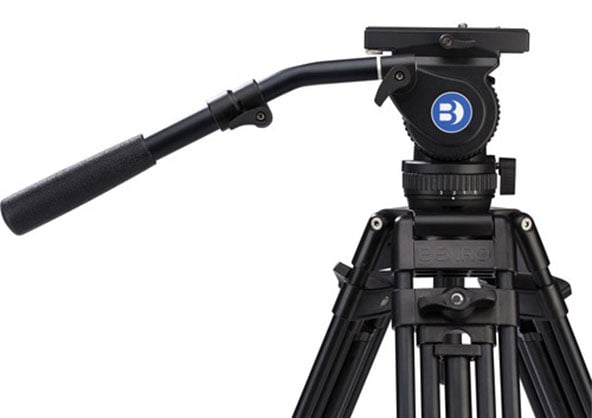 1015751_B.jpg - Benro Twin Dual Stage Leg Kit with 75mm bowl and  BV8 Head - Thumbnail 2