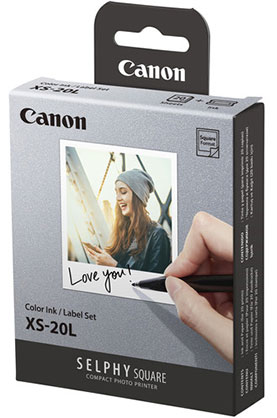 Canon Selphy XS-20L 3x3 Photo Paper - 20