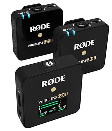 Rode Wireless GO II Microphone + Bonus Interview GO