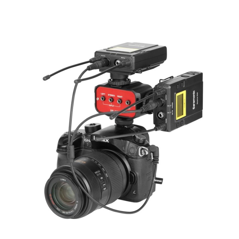 1018081_B.jpg - Saramonic SR-C2004 3.5mm TRS To Dual TRS Adapter Cable 33cm - Thumbnail 2