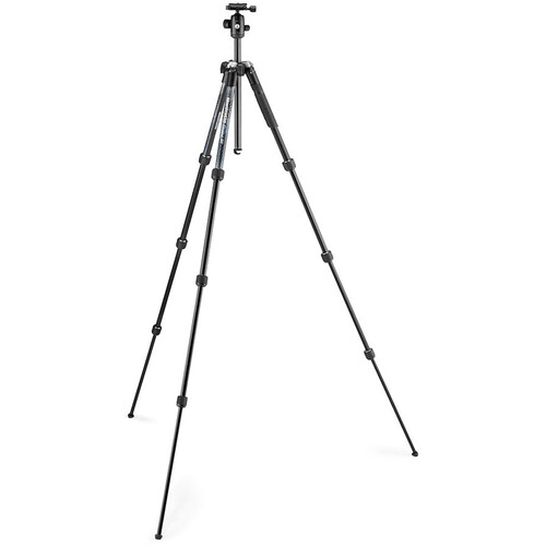1018271_A.jpg - Manfrotto Element MII Aluminum Tripod with Ball Head (Black) - Image 1