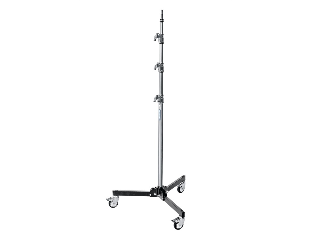 Best image for Avenger Roller 33 Folding Base Stand with Braked Wheels (Chrome/Black, 10.8&’)