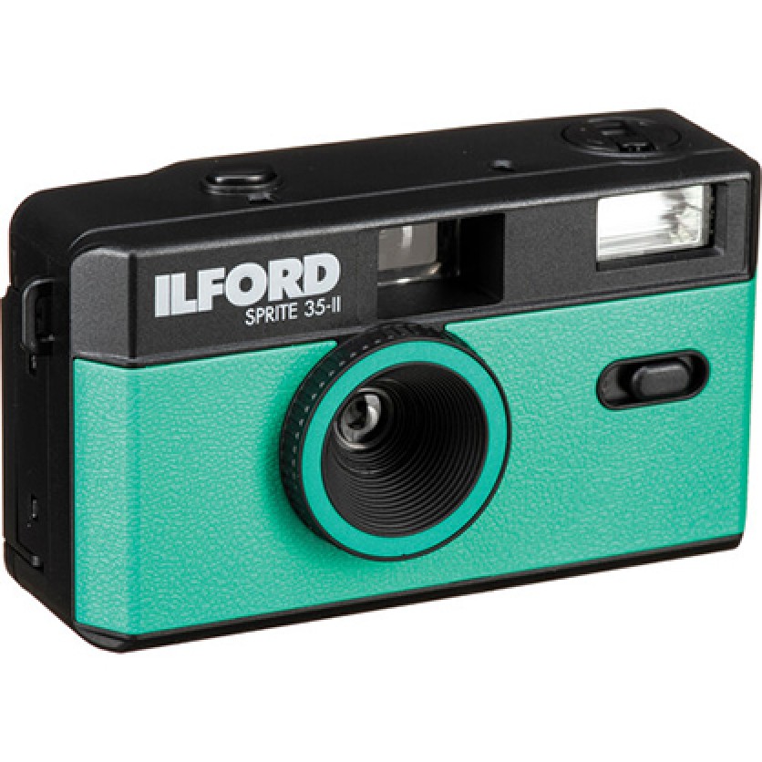 Ilford Sprite 35II Film Camera (Black and Teal)