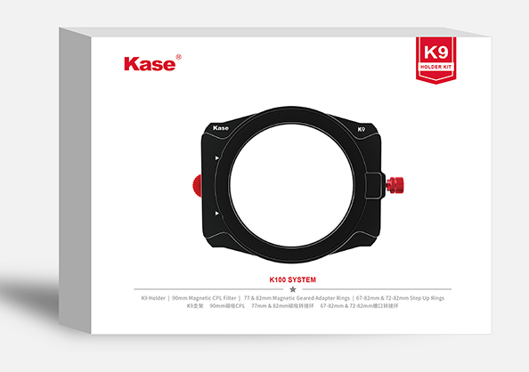 Kase K9 Holder Kit - 100mm Holder with Magnetic CPL Filter