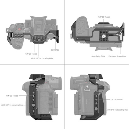 1019301_B.jpg - SmallRig Full Cage Panasonic GH6 3784 - Thumbnail 2