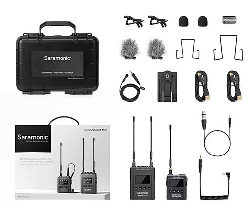 1019401_C.jpg - Saramonic UwMic9s Kit1 Mini Premium UHF 1-Person Wireless Microphone