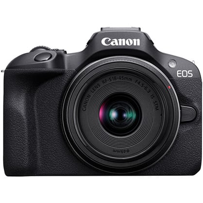 1021221_A.jpg - Canon EOS R100 Camera with 18-45mm Lens - Image 1