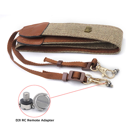1021271_B.jpg - Camera Armour Universal Shoulder Strap for Camera or DJI RC Remote BROWN - Image 2