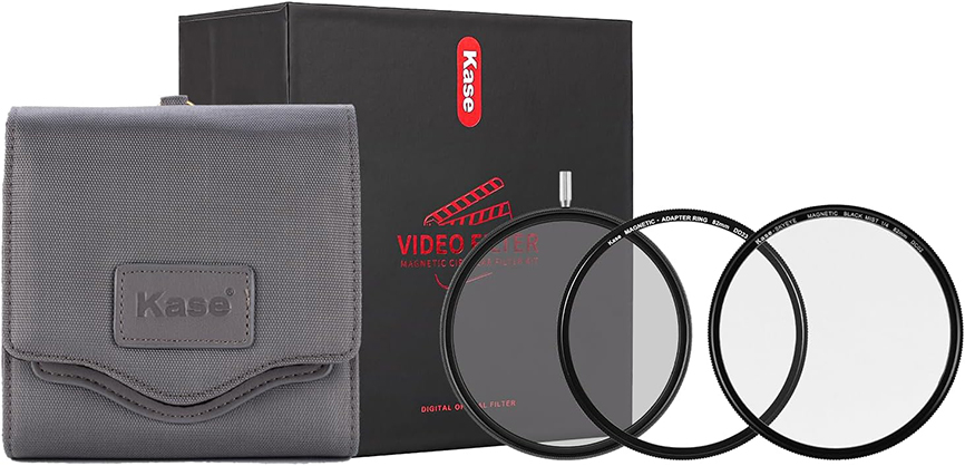 Kase Magnetic Circular Filter Video Kit 82mm VND-CPL 1.5-5 / Black Mist