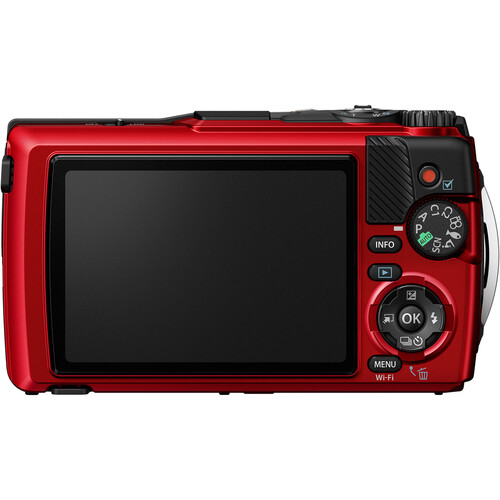 1021681_B.jpg - OM SYSTEM Tough TG-7 Digital Camera (Red) - Image 2