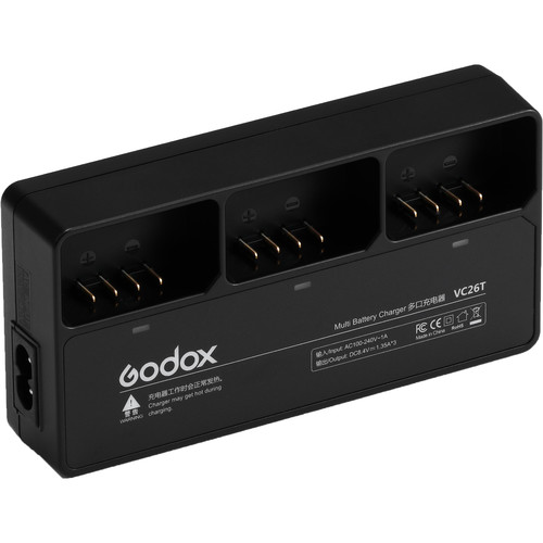 Godox VC26T Multi-Battery Charger for V1 - Best Available Image