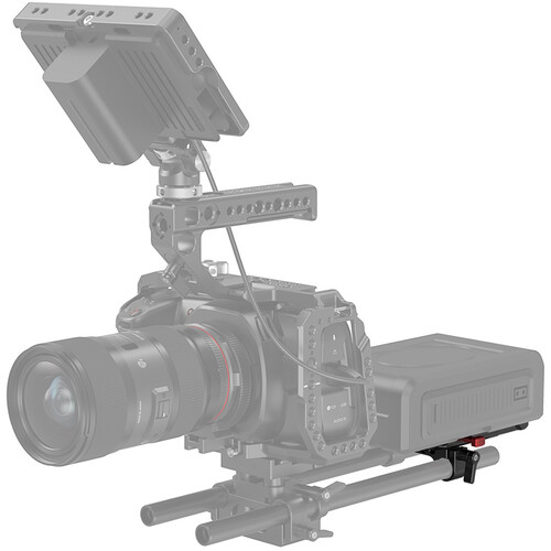 1021931_A.jpg - SmallRig V-Lock Battery Plate with 15mm LWS Rod Clamp 3016 - Thumbnail 1