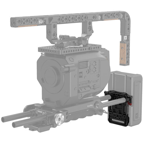 1021931_D.jpg - SmallRig V-Lock Battery Plate with 15mm LWS Rod Clamp 3016 - Image 4