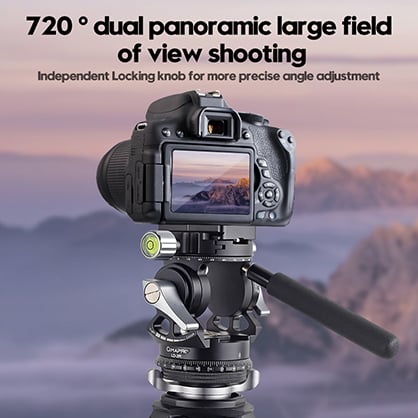 XILETU LD-2R Double Panoramic Professional Tripod Head