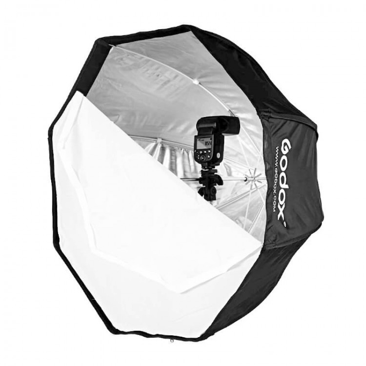 GODOX SB-UBWOcta80 Umbrella Softbox Octa 80cm Bowen Mount with Grid