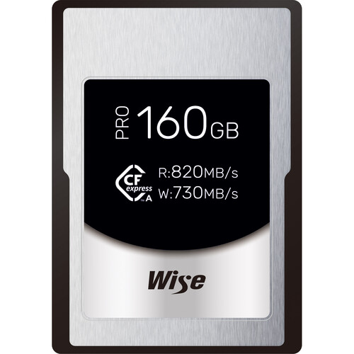 Wise 160GB CFX-A Pro Series CFexpress Type A Memory Card