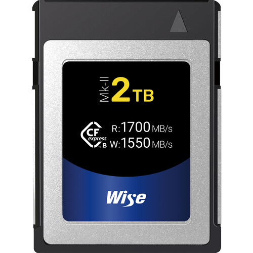 Wise 2TB CFX-B Series Mark II CFexpress Type B Memory Card