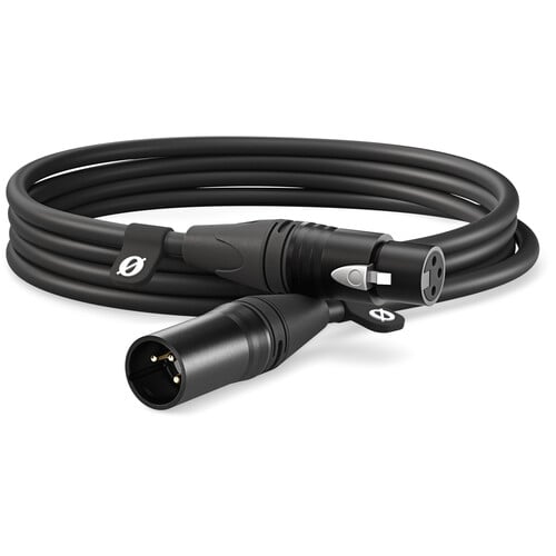 1022661_A.jpg - RODE XLR Male to XLR Female Cable (Black, 3m) - Thumbnail 1