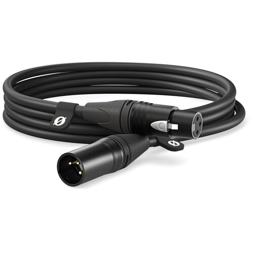 1022661_A.jpg - RODE XLR Male to XLR Female Cable (Black, 3m) - Image 1