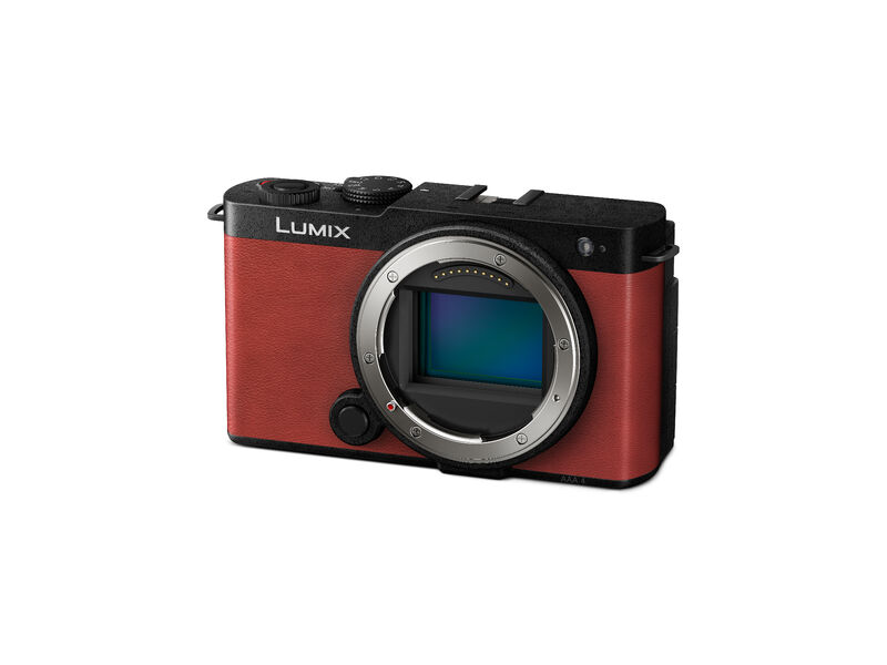 1022721_D.jpg - Panasonic Lumix S9 Mirrorless Camera Body Only - Crimson Red  + Bonus S 26mm Len
