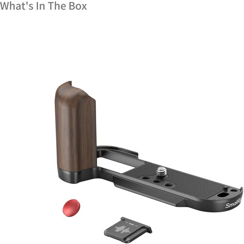 1023241_D.jpg - SmallRig Wooden L-Shape Grip for FUJIFILM X-T50 (Black) 4784 - Image 4