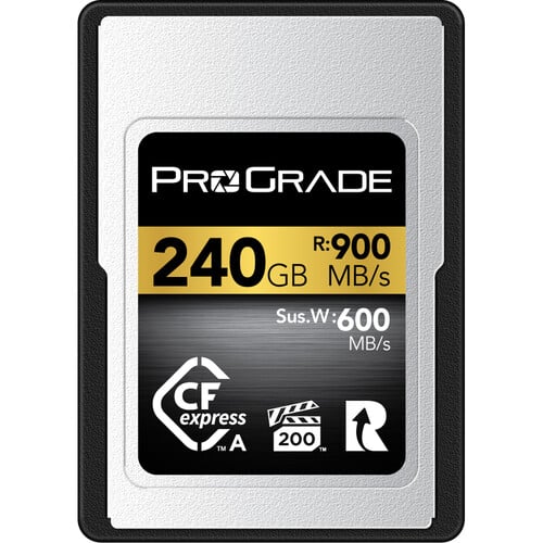 ProGrade 240GB CFexpress 2.0 Type A Gold Memory Card