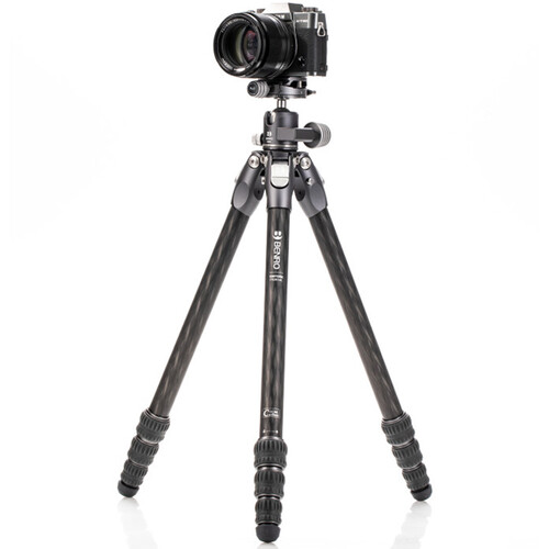 1023401_C.jpg - Benro Tortoise Columnless Carbon Fiber One Series Tripod with GX25 Ball Head - Image 3