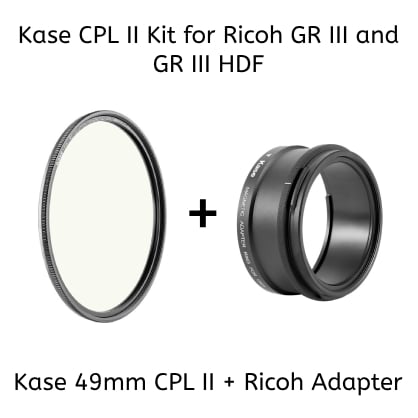 Kase CPL II Kit for Ricoh GR III and GR III HDF