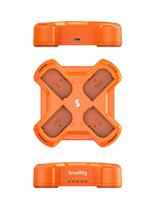 1023761_A.jpg - SmallRig LP-E6NH 4-Channel Camera Battery Charger 4838 - Thumbnail 1