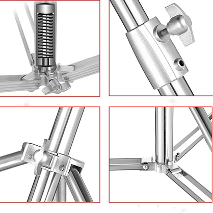 1023861_A.jpg - Krane OT-SL280 Stainless Steel Light Stand - Image 1