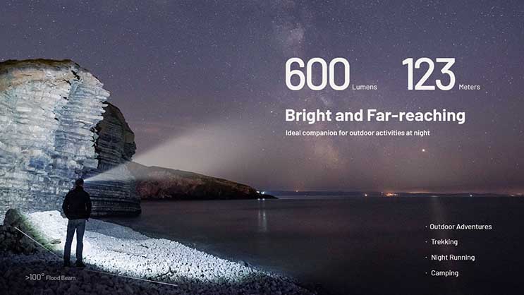 1024101_A.jpg - Nitecore NU27 600 Lumen Rechargeable Multi Colour Temperature Outdoor Headlamp - Image 1